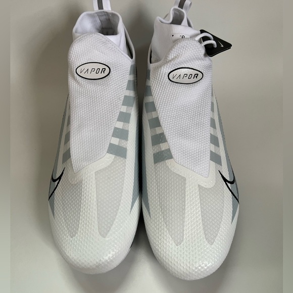 Nike Vapor Edge 360 Pro Football Cleats White Black Size 14 DQ3670-102 - Picture 4 of 7